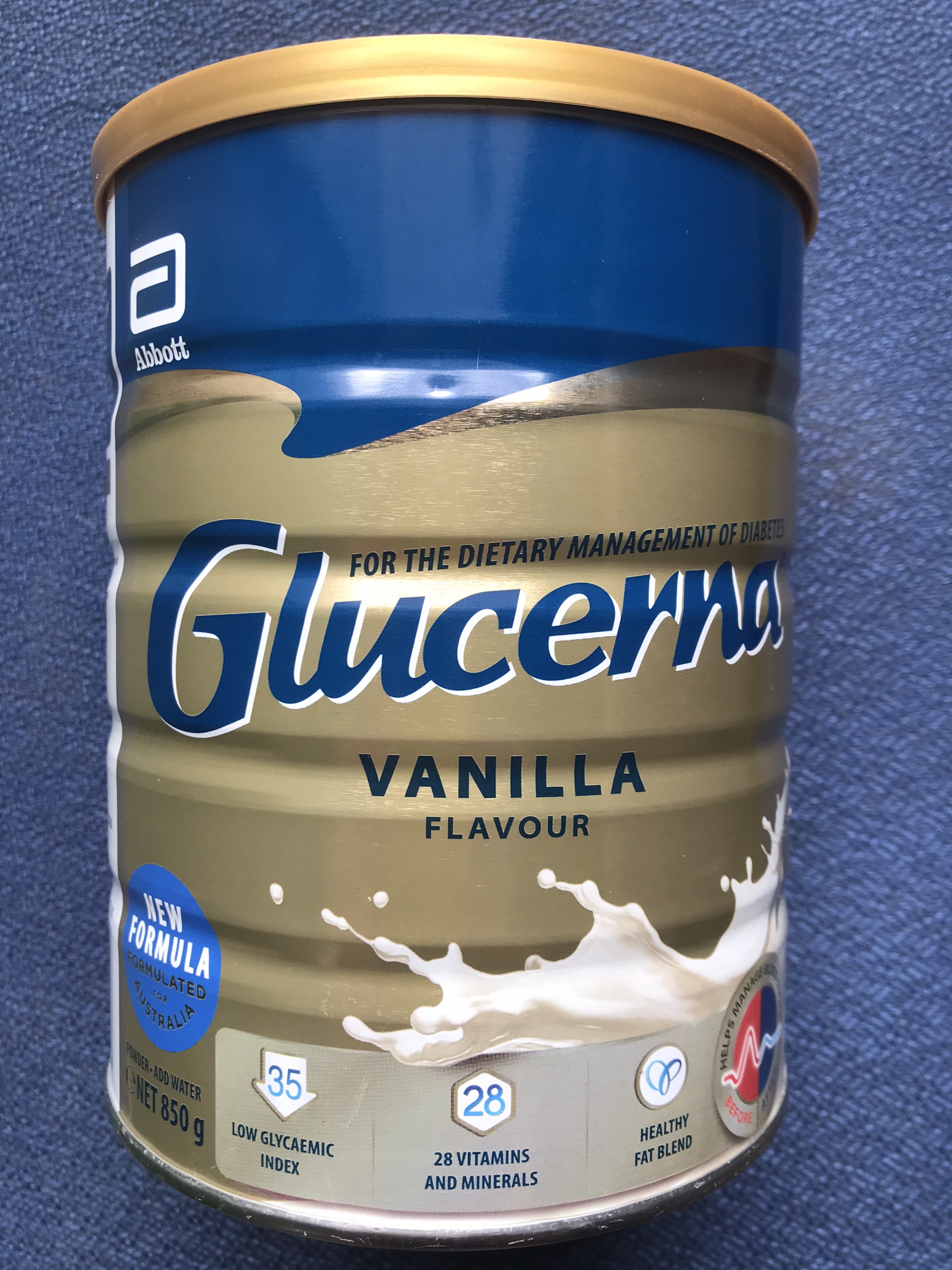 Sữa Glucerna 850g hương Vani
