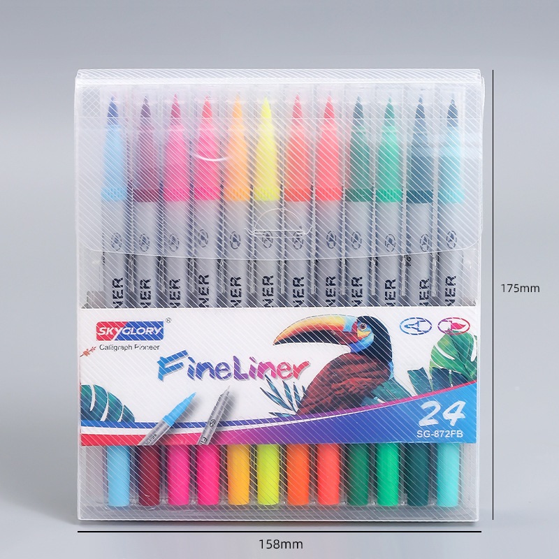 %E3%80%90The%20Quiet%20Page%E3%80%9112/24%20Color%20Marker%20Pen%20Set%20Dual%20Side%20Writing%20Fine%20Liner%20Bold%20Brush%20Painting%20Calligraphy%20Drawing%20Design%20Manga%20School%20Art%20F821%20-%20Image%207
