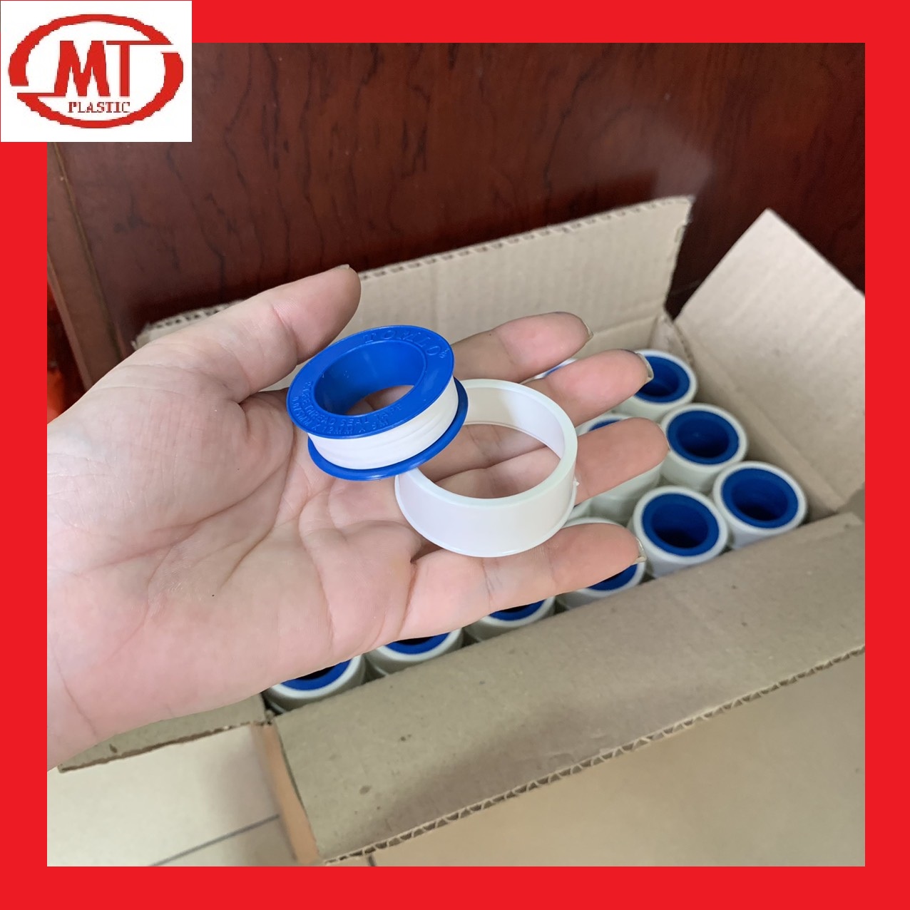 [10 Cuộn 5m] Băng keo non, băng keo lụa quấn ống nước PTFE