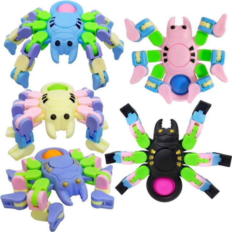 Con quay đồ chơi spinner hình nhện vui nhộn (1603CQS)
