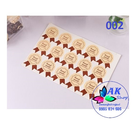 TEM NHÃN DÁN HANDMADE