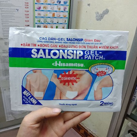 Túi 2 Miếng dán lạnh SALONSHIP