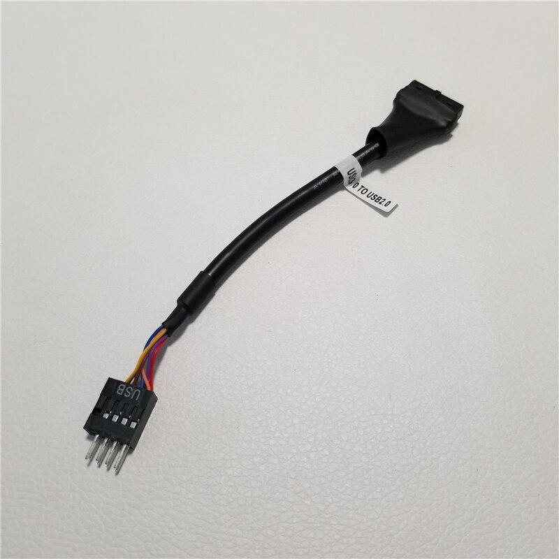 Motherboard usb 3.0 female 20pin to usb 2.0 male 9pin housing extension adapter cable for desktop computer pc