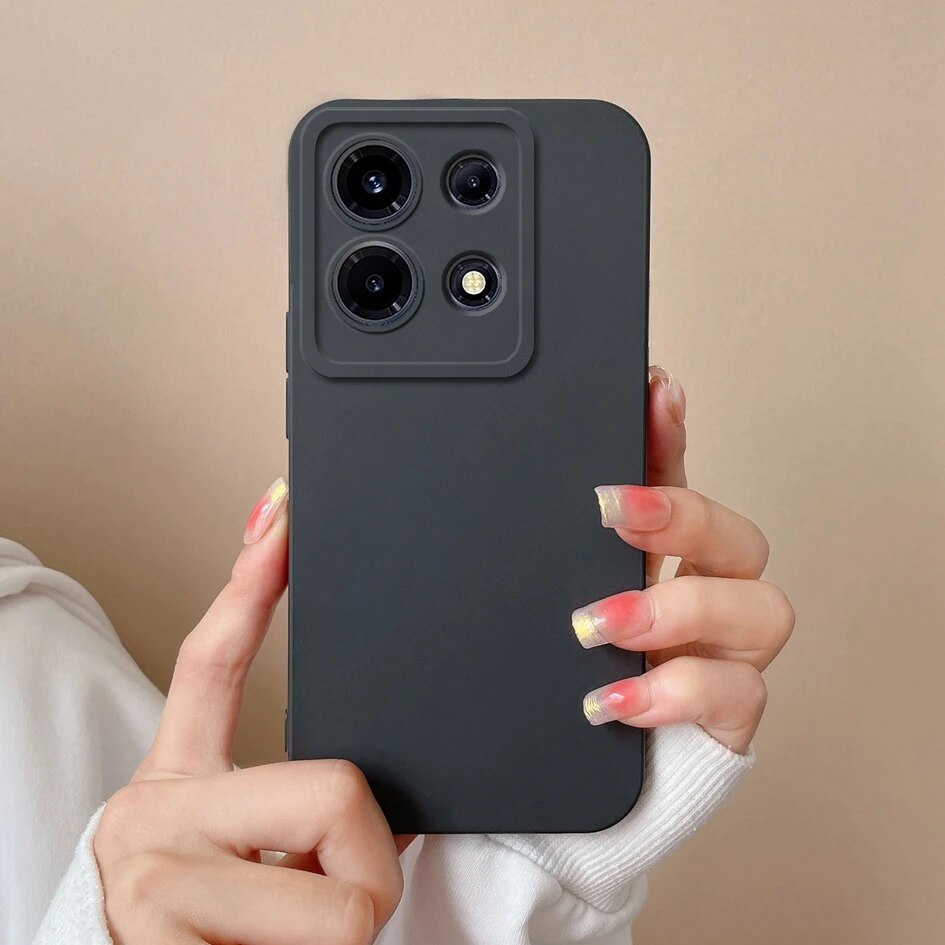 For Infinix Note 30 VIP 30 Pro Casing Back Cover Fashion Design Square Liquid Soft Silicone Solid Color Matte Shockproof Screen Protector Phone Case Infinix Note 30i Phone Shell