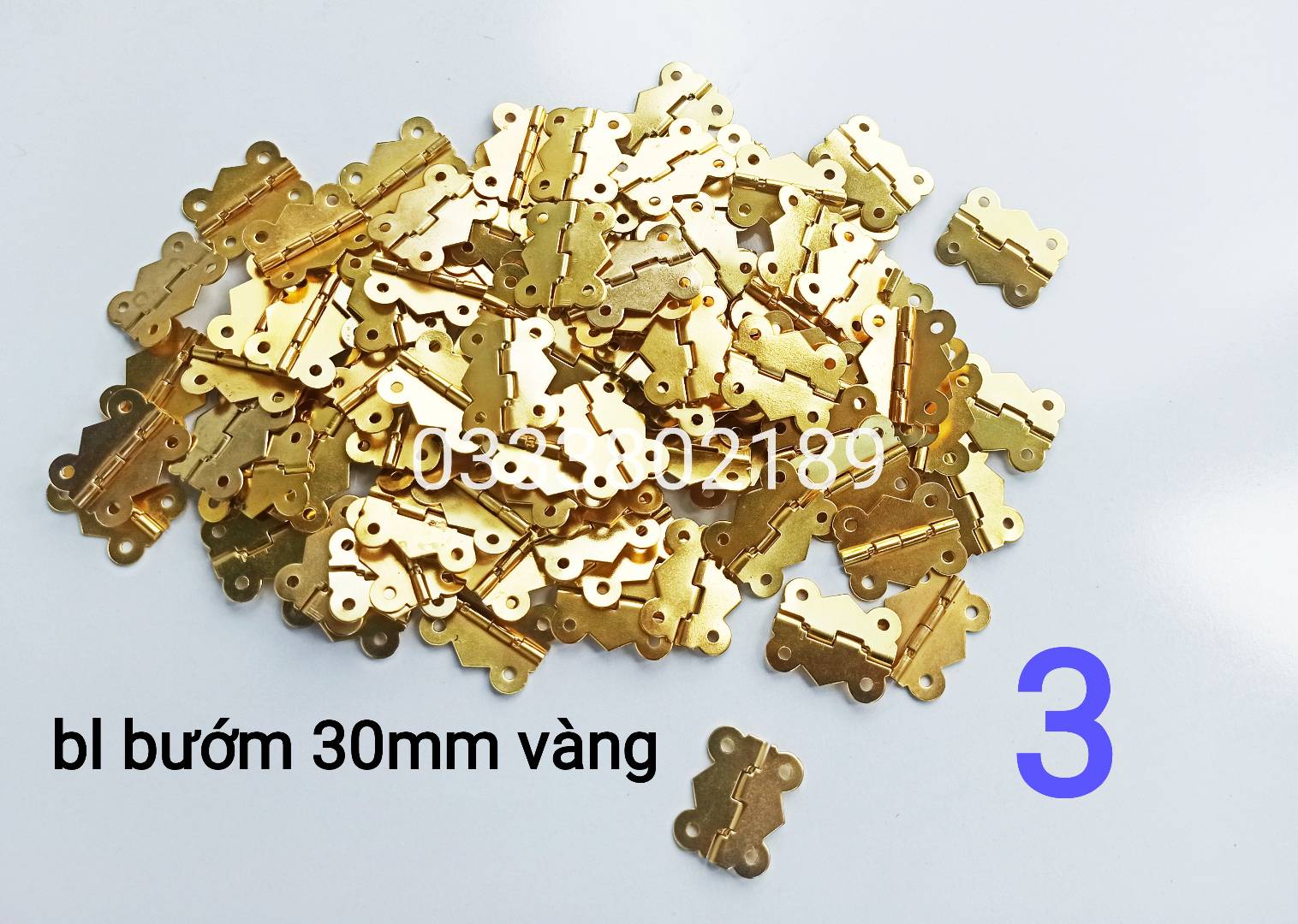 Bản lề mini (set 10 cái). Tặng kèm vít.