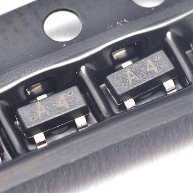 50pcs bav70 a4 0.2a 70v sot-23 smd switch transistor