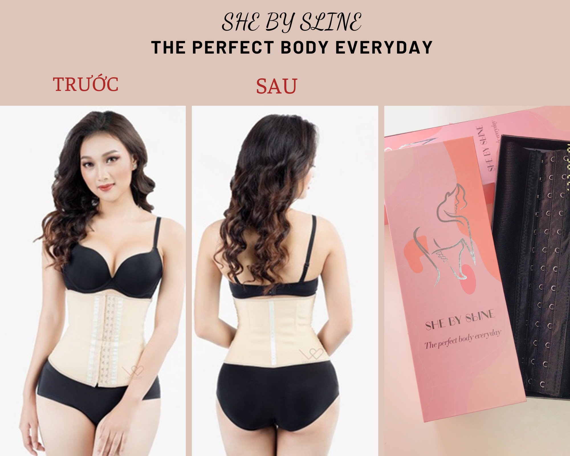 Đai nịt bụng siết eo định hình She by sline
