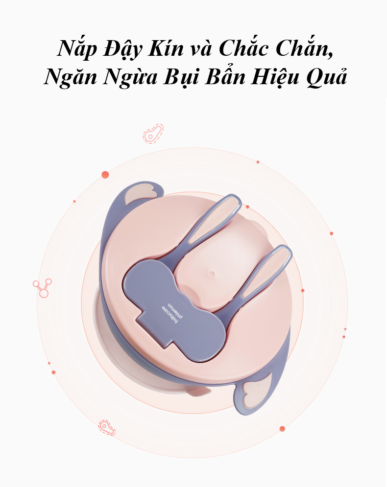 Bát Ăn Dặm 2 Ngăn - BabyCare