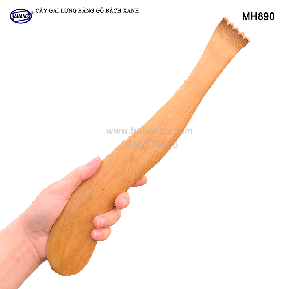 Cây gãi lưng bằng gỗ thơm chữ S /dụng cụ không thể thiếu cho mọi gia đình /HAHANCO (MH890)