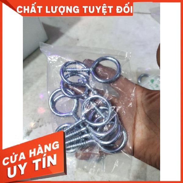combo 10 móc khoen tròn móc màng,móc cửa