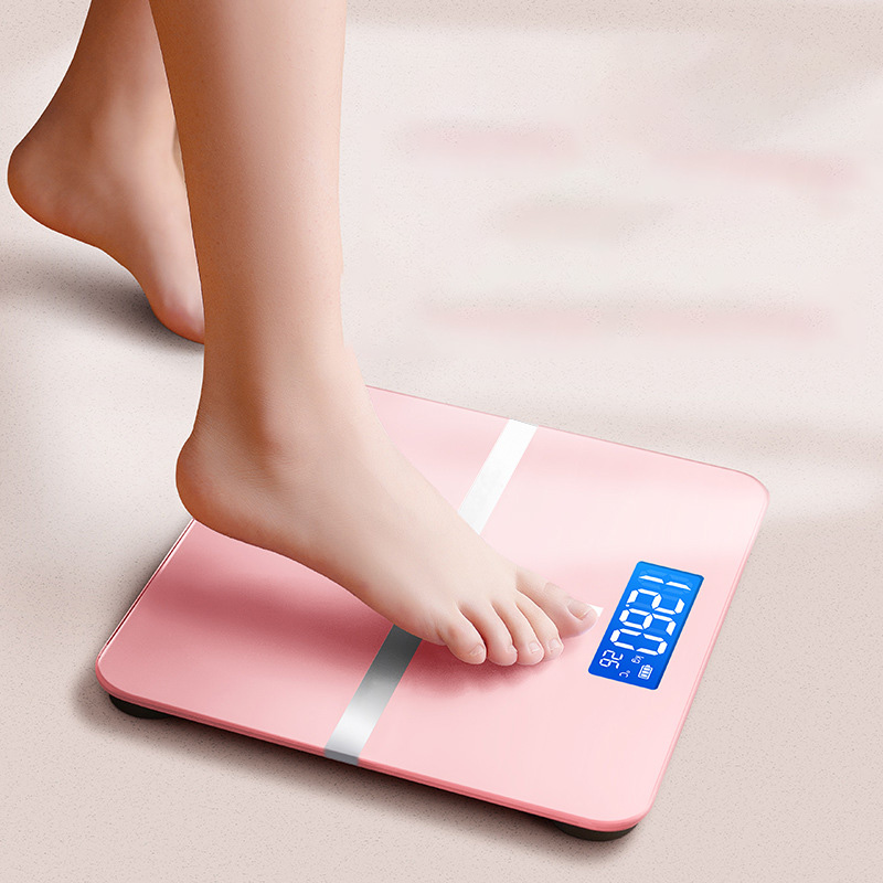 FED【COD】Electronic Scale Glass Scale Smart Body Scale Electronic Scale Automatic Sensing
