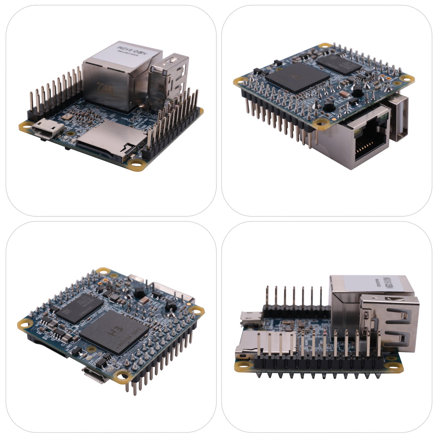 NanoPi NEO Open Source Allwinner H3 Development Board Super for Raspberry Pie Quad-Core Cortex-A7 DDR3 RAM 512MB Run Ubuntu Core