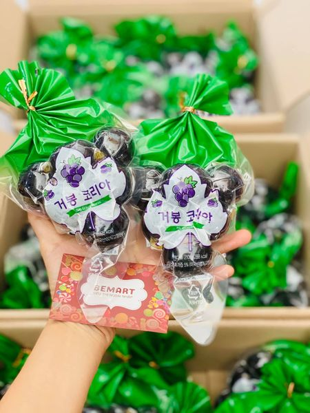 THẠCH NHO NỔ BIG GRAPE gói 210gr- HÀN QUỐC
