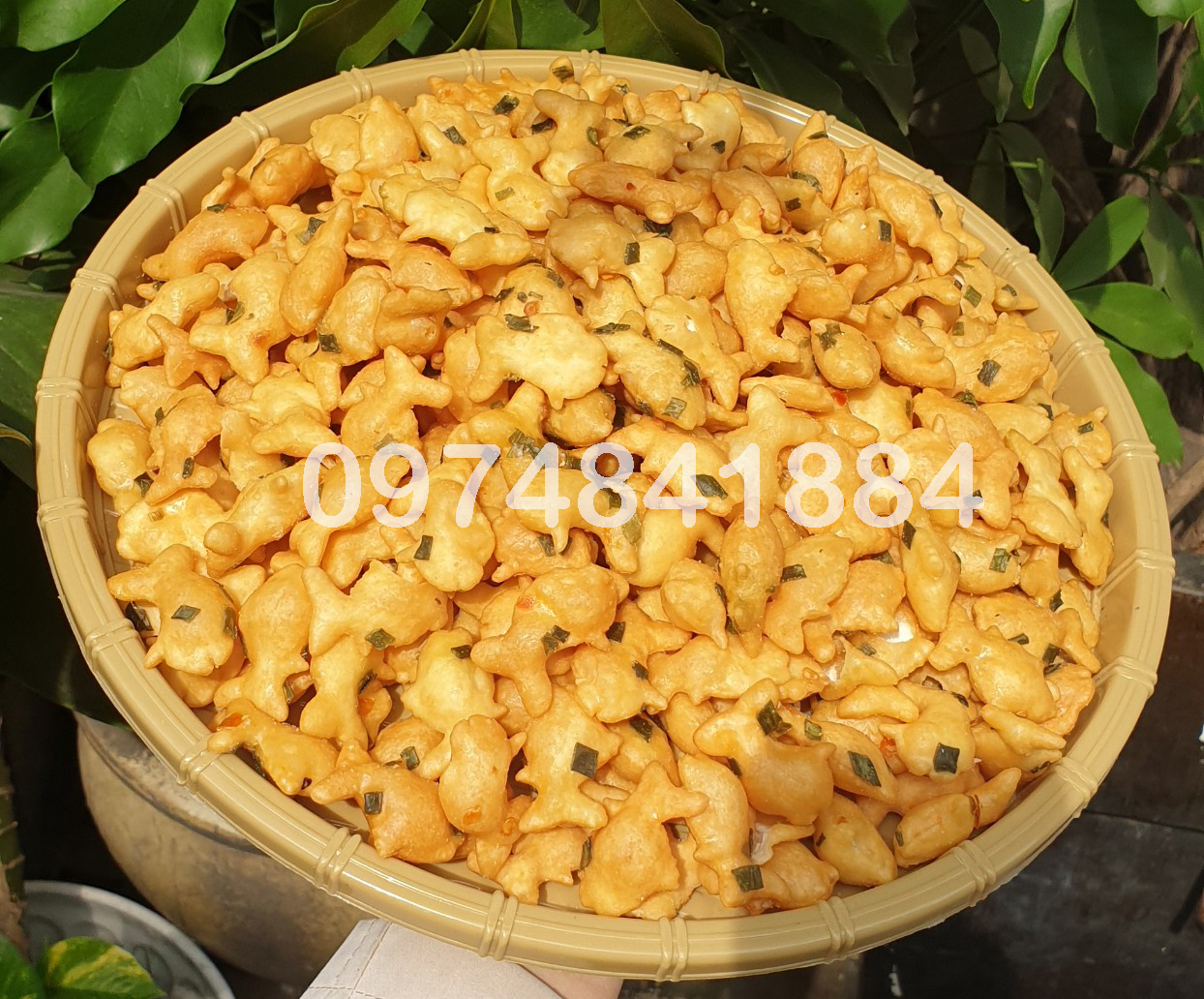 BÁNH CÁ MẮM HÀNH 500G - đồ ăn vặt