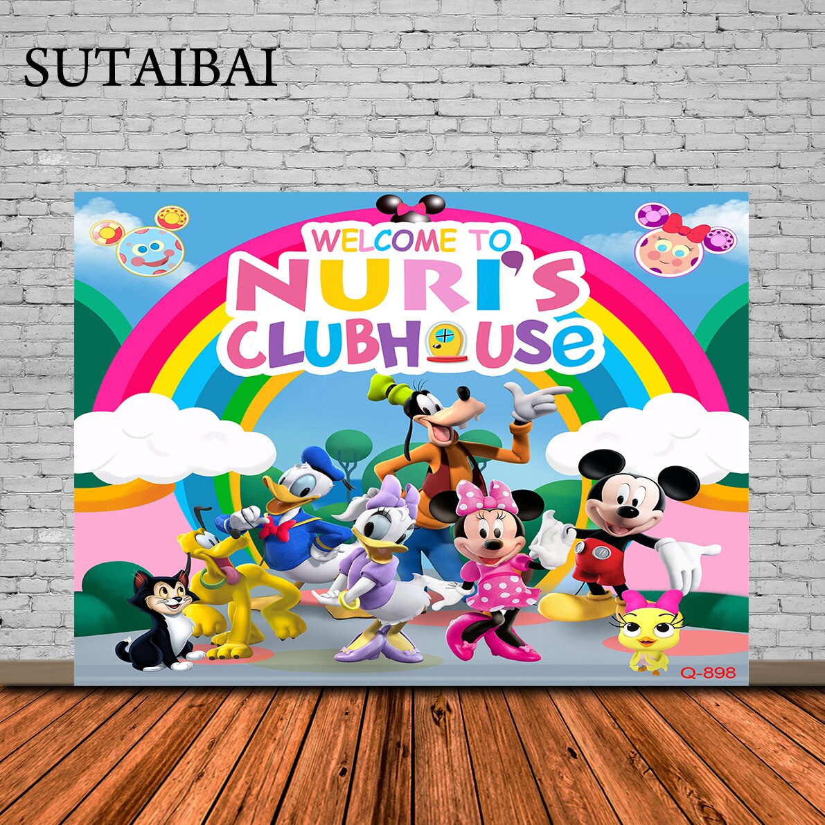 Mickey Mouse Clubhouse Backdrop