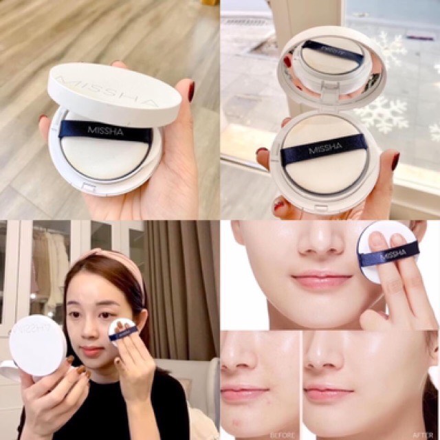 Phấn Nước Che Phủ Tốt, Lâu Trôi Missha Magic Cushion ( Bản vỏ hồng)