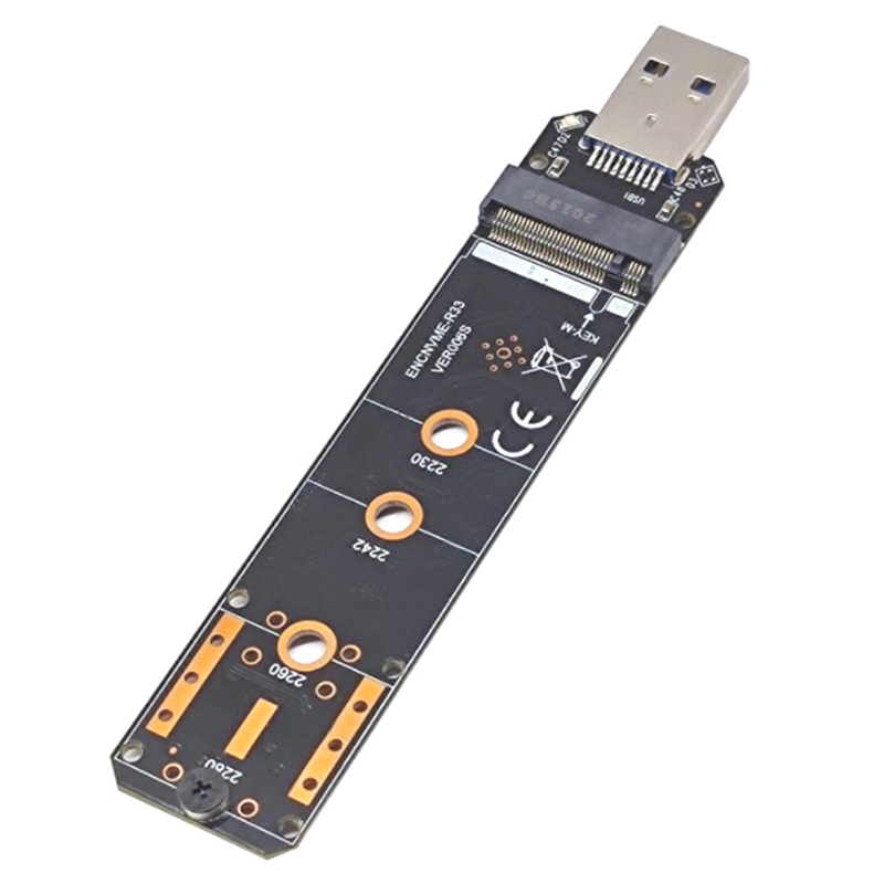 NVME USB Adapter M.2 NVMe to USB 3.1 SSD Adapter 10Gbps USB3.1 Gen 2 RTL9210 Chips For M Key M2 NVMe 2230 2242 2260 2280 M.2 SSD. 