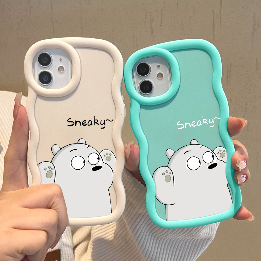 AMORVOR%20for%20Vivo%20Y11%202019%20Back%20Cover%20Cute%20White%20Bear%20Pattern%20Luxury%20Phone%20Case%20Macaron%20Wave%20Soft%20Silicone%20Mobile%20Cover%20-%20Image%203