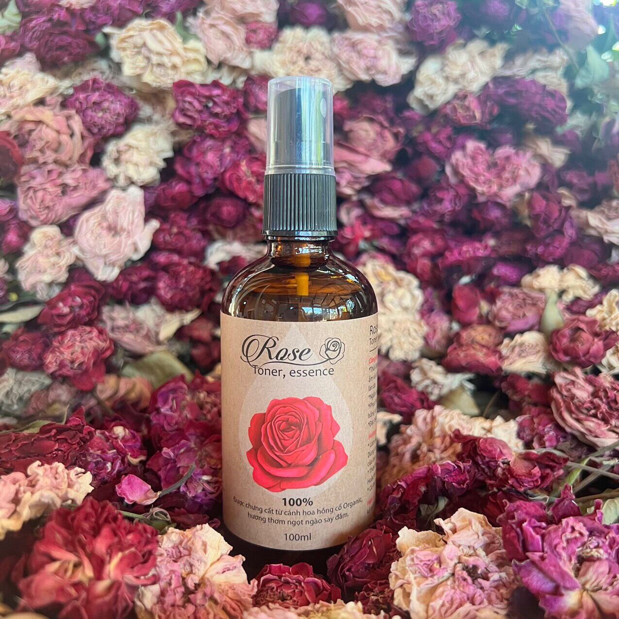 Nước hoa hồng Rose Toner, essence 100ml