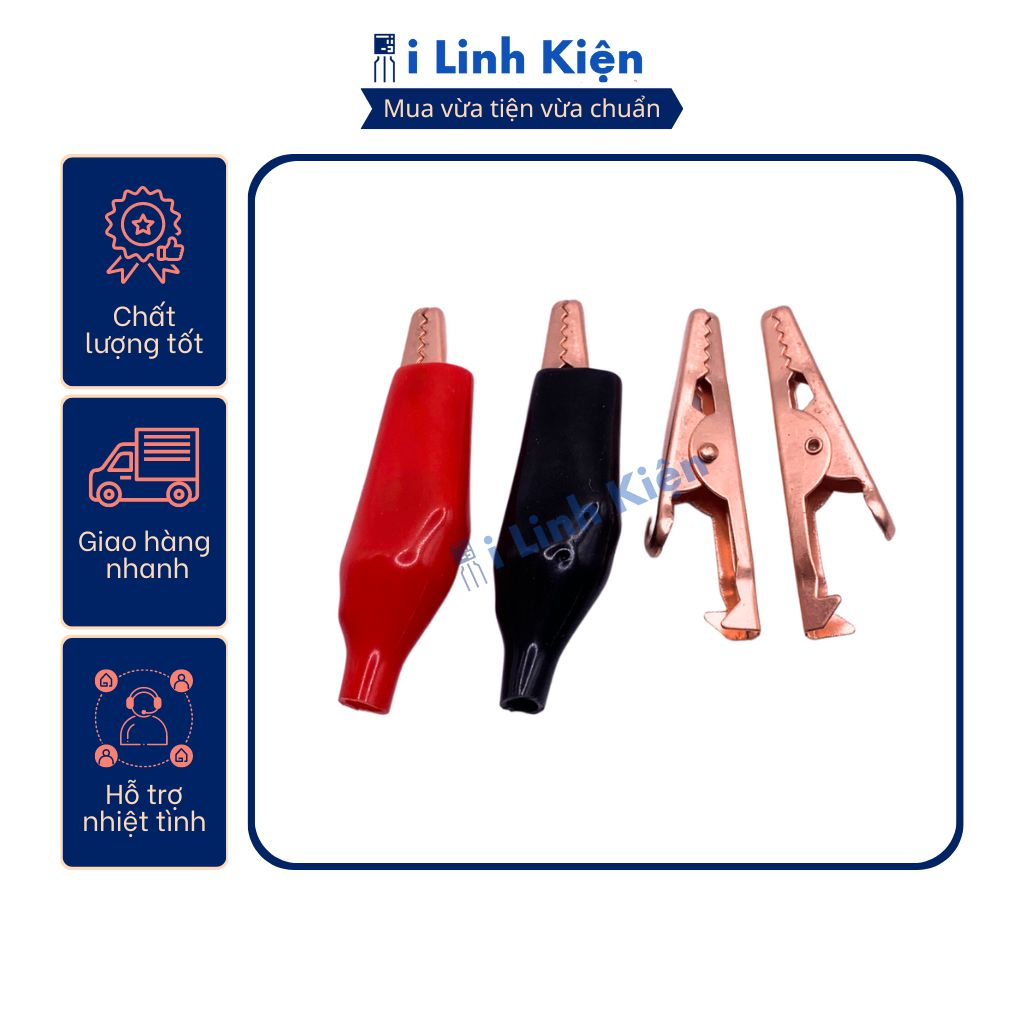 Kẹp cá sấu nhỏ lớn bằng đồng chất lượng cao