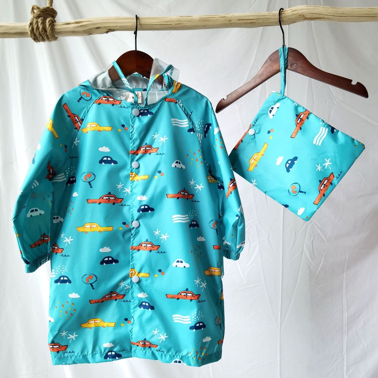 [SG Stock] Original Enbihouse Cartoon Rain Jacket for Kids Toddlers