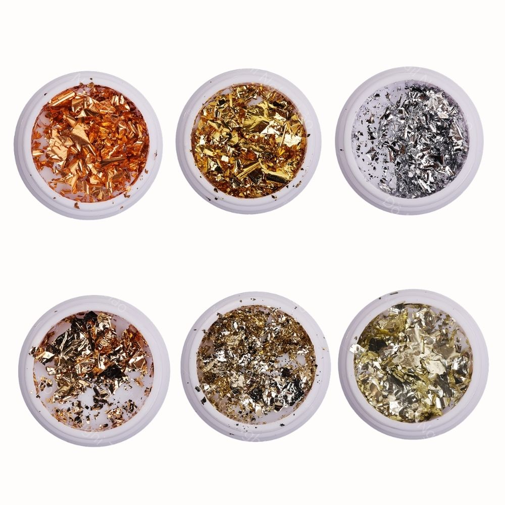 Giấy nhún nail 6 màu trang trí móng