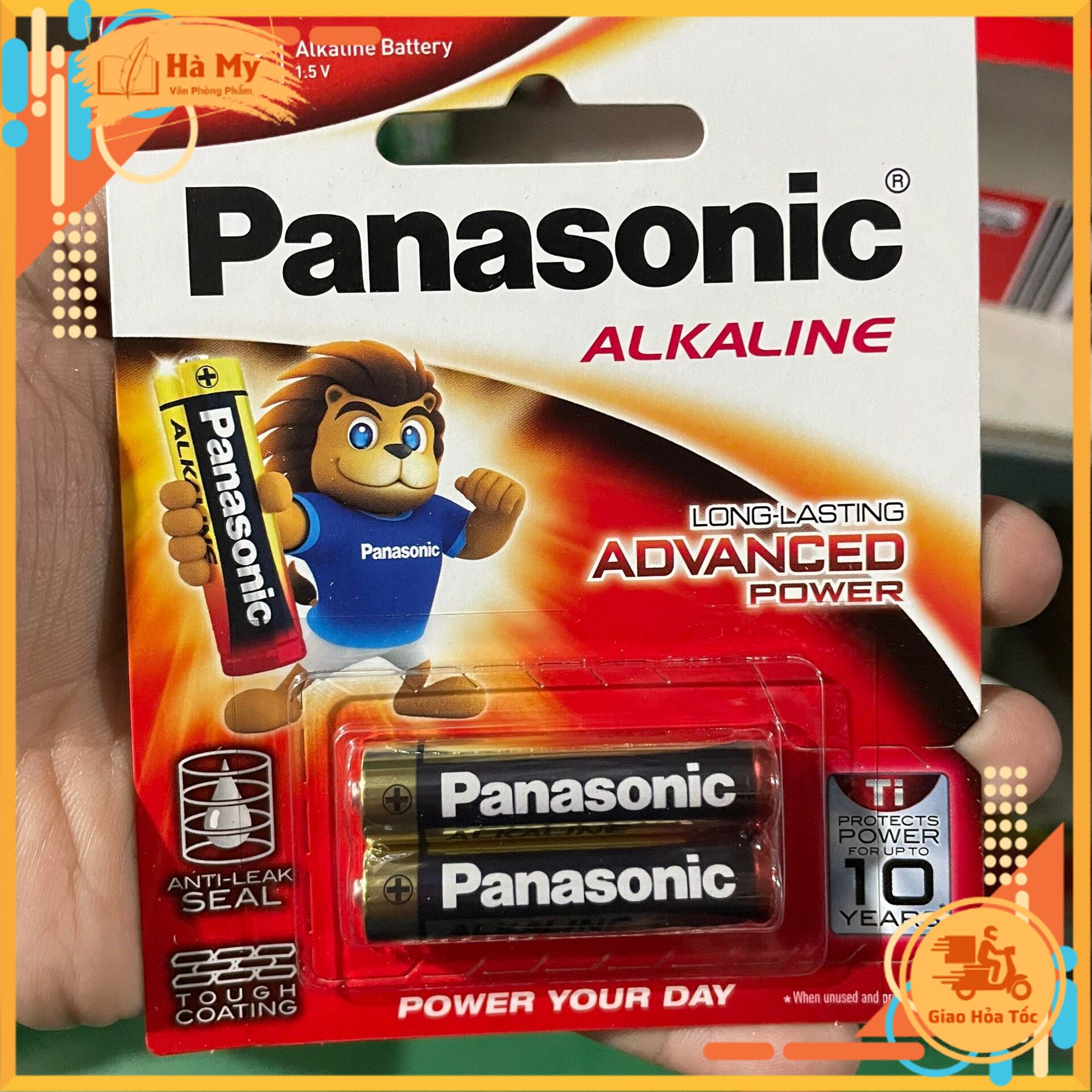 (Vỉ 2 Viên) Pin 2A/3A Panasonic Alkaline Lr LR06T-1.5V