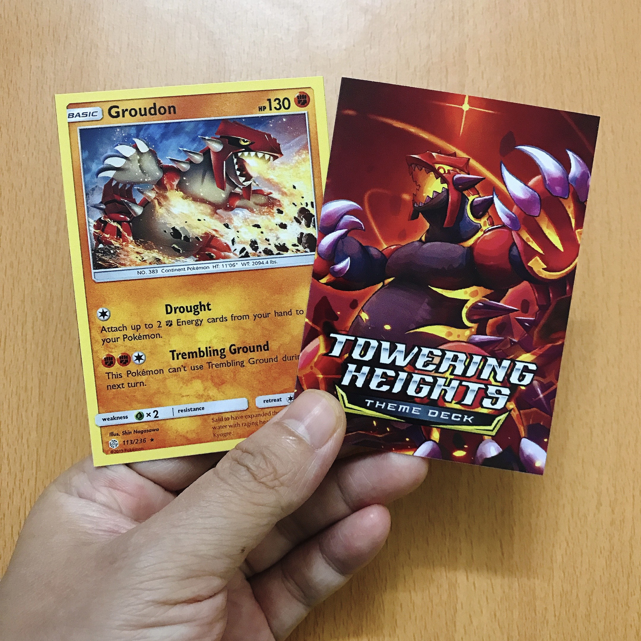 [BÀI IN] Bộ 60 Thẻ bài Pokémon Towering Heights Cosmic Eclipse - Pokémon Theme Deck 2019