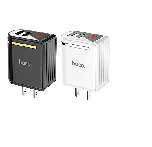Cóc sạc nhanh 2 cổng usb 12w 2.4a hoco c39