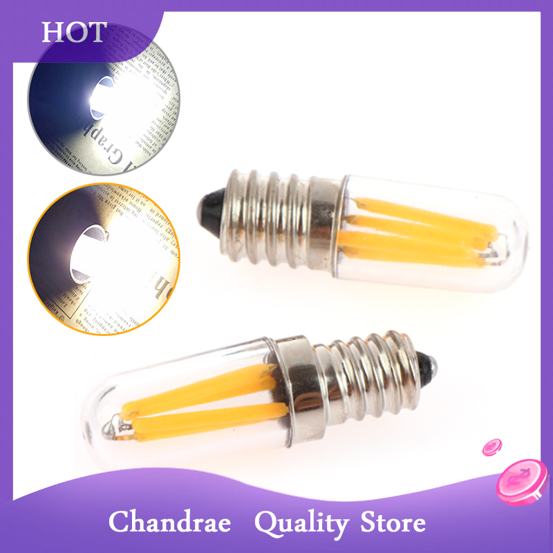 [Chandrae] tủ lạnh phụ kiện 220V Dimmable E12 E14 đui đèn vặn LED aplliance bóng đèn dây tóc 1W 3W tủ lạnh đèn tín hiệu đèn