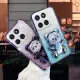 New Phone case Moto Edge 60 Fusion Back cover with Gradient 3D Bear Folding Stand Bracket Luxury Slim Plating Glitter Girls For Motorola Moto Edge60 Fusion case. 