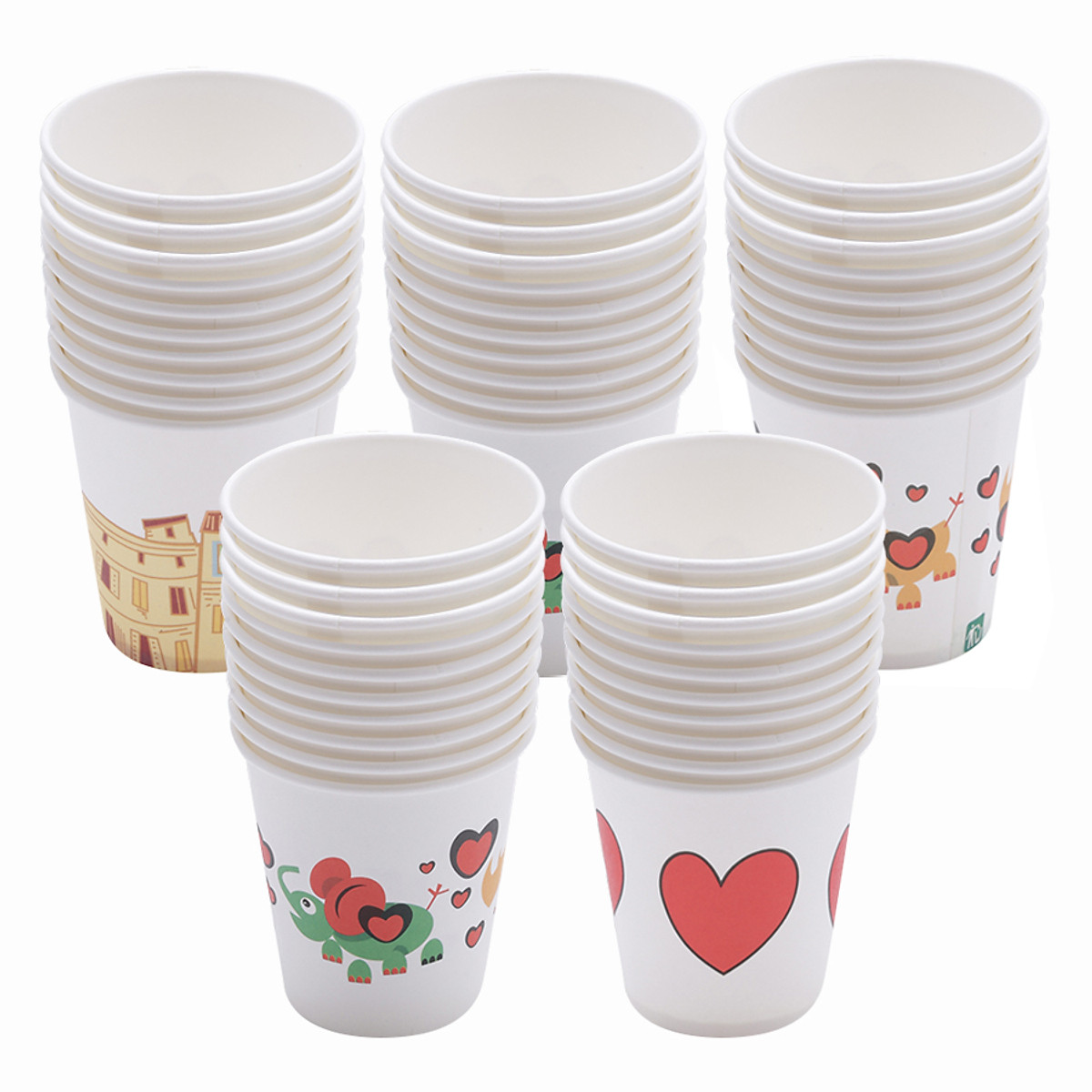Combo 500 ly giấy Hàn Quốc 7OZ ( Kẻ Caro )