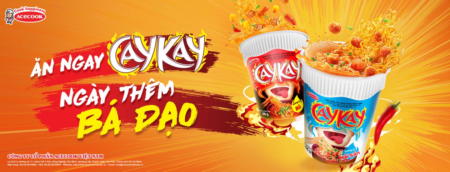 Mì CayKay Acecook ly 66g