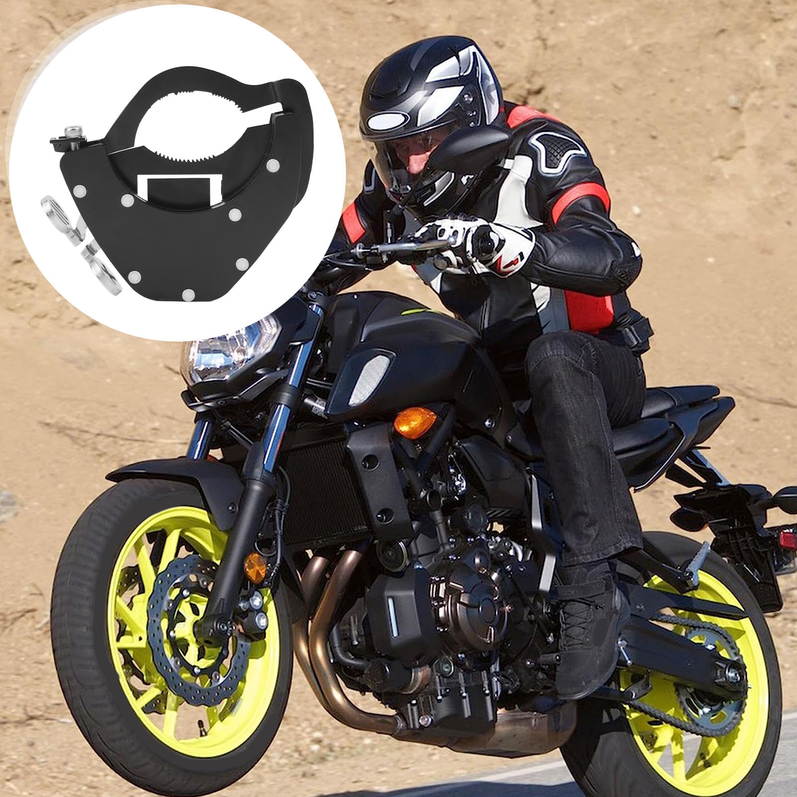 Universal Motorcycle Throttle Lock Thumb Driven Black Adjustable Rustproof Motorcycle Control Throttle Assist for Motorcycles