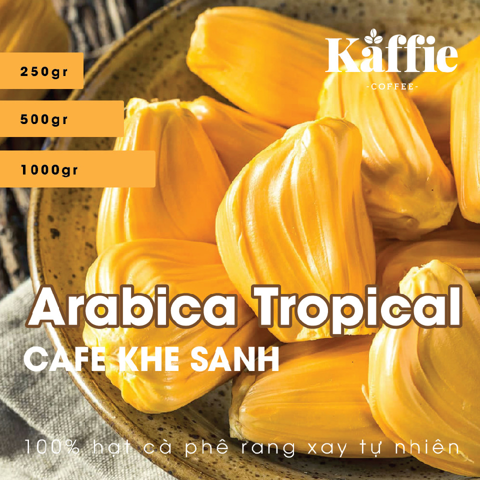 Cà phê hạt Kaffie Arabica Tropical - Cà phê nguyên chất rang mộc