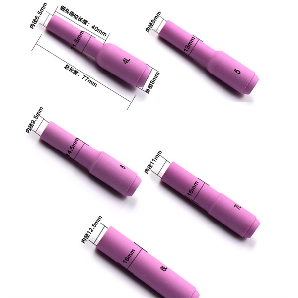 Chụp sứ mỏ hàn tig WP 17 - 18 - 26  kéo dài