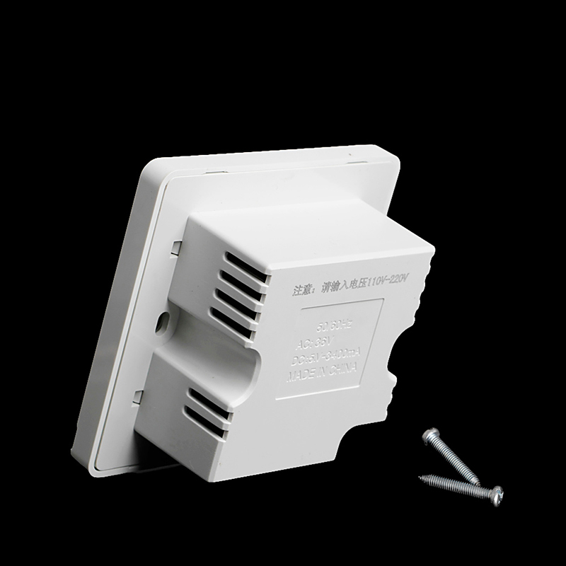 3.4A 6 cổng gắn tường USB ổ cắm sạc Ổ cắm điện ổ cắm bảng điều khiển dạng Tấm chuyển đổi
