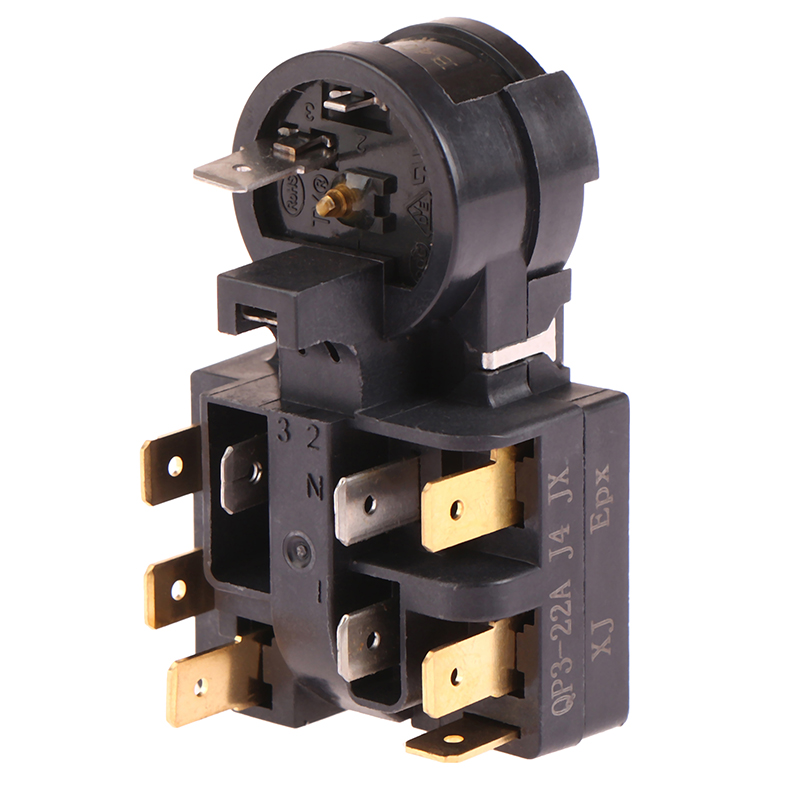 [TM Store]💖[HOT SALE]🎈🎈 Refrigerator Freezer Compressor Replacement Parts QP3-12A PTC Starter Relay And Overload Protector For Haier Fridge