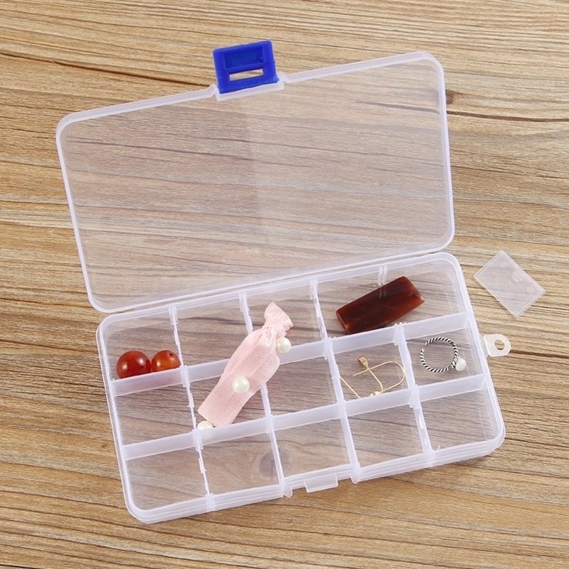Convenient multi-compartment transparent jewelry box