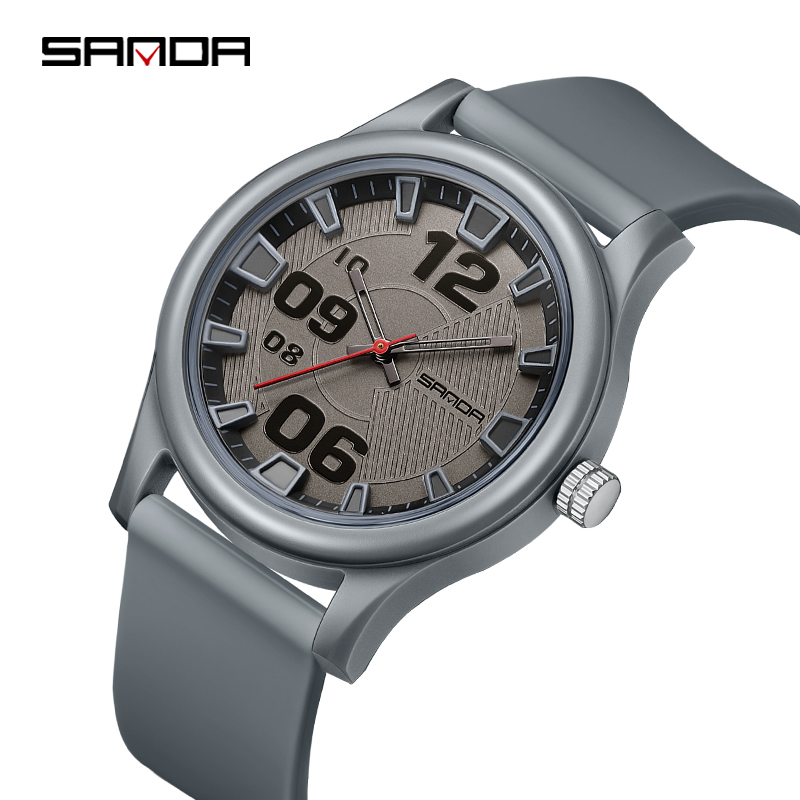 SANDA New Fashionable and Minimalist Student Watch Simple Trendy and Versatile Men Watch Women Watch SD3252-4.