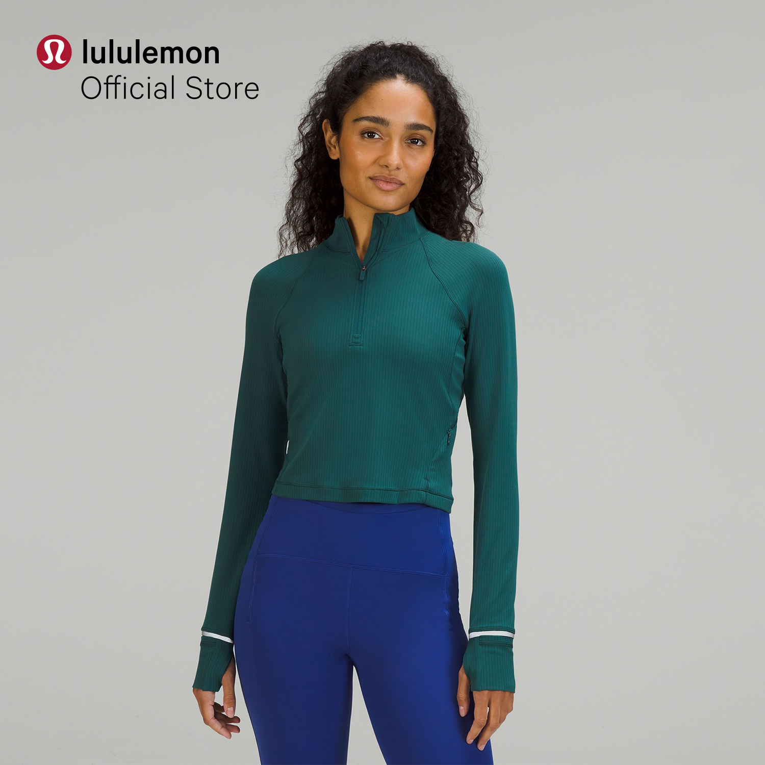 Dupe for the Lululemon (It's Rulu Run Cropped half Zip) not the