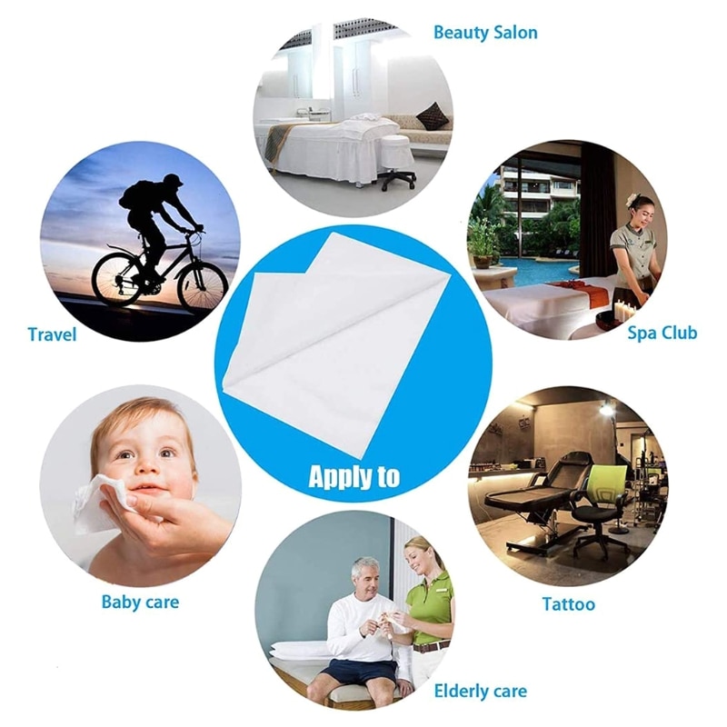 【No-Questions-Asked Refund】 50pcs/roll Massage Table Sheets Sets Spa Bed Sheets Non Woven Lash Bed Cover Tattoo Supply Drop Shipping