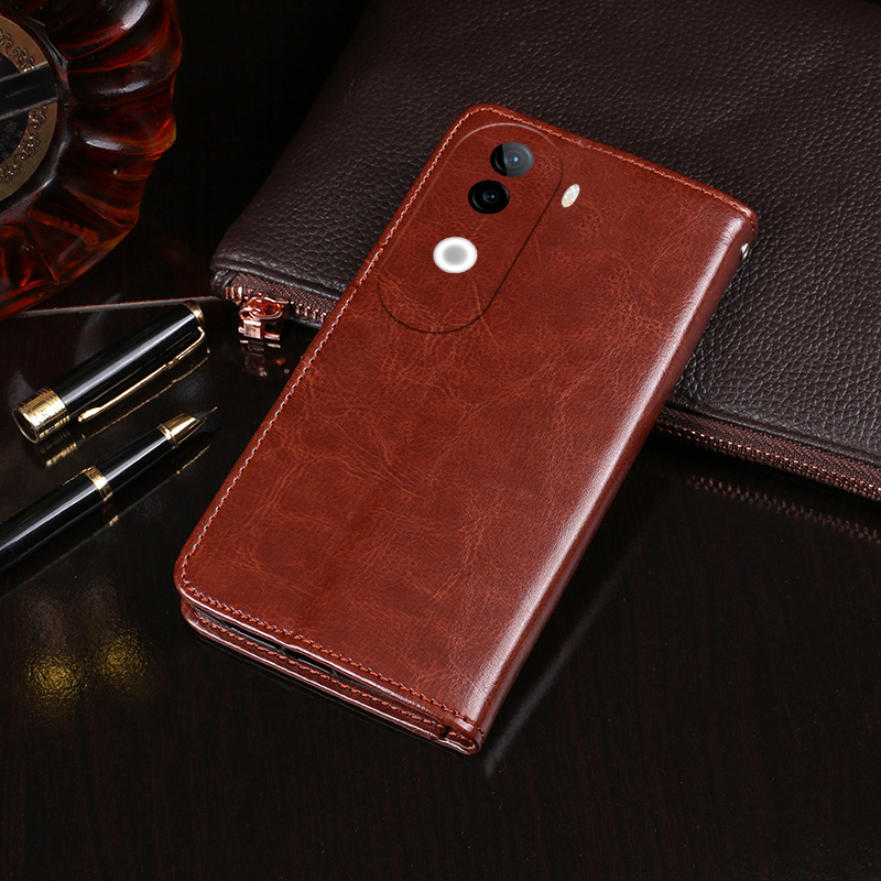 For Vivo V40E 5G Case Flip Cover Leather Stand Holder Wallet Cover For Vivo V40E 5G Back Cover Phone Cases.