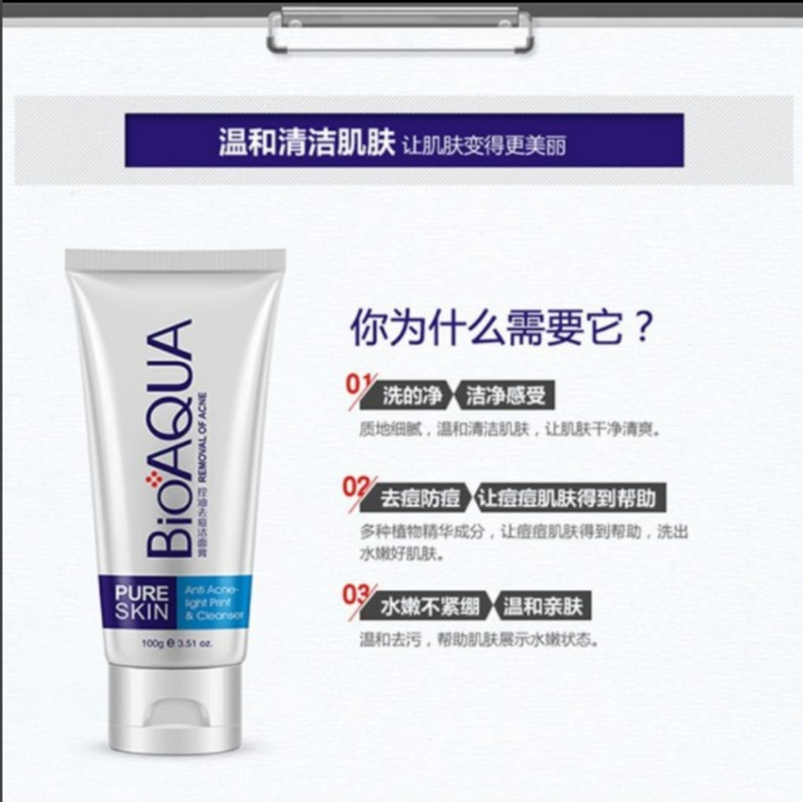 Sữa Rửa Mặt Giảm Mụn Bioaqua