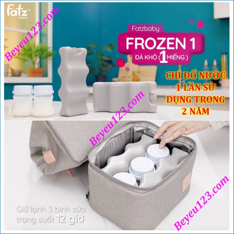 Thanh đá khô khô 3 sóng fatzbaby frozen 1 - giữ lạnh trữ sữa mẹ và thực phẩm - fatz fb0020vn / fb0021vn ghot1