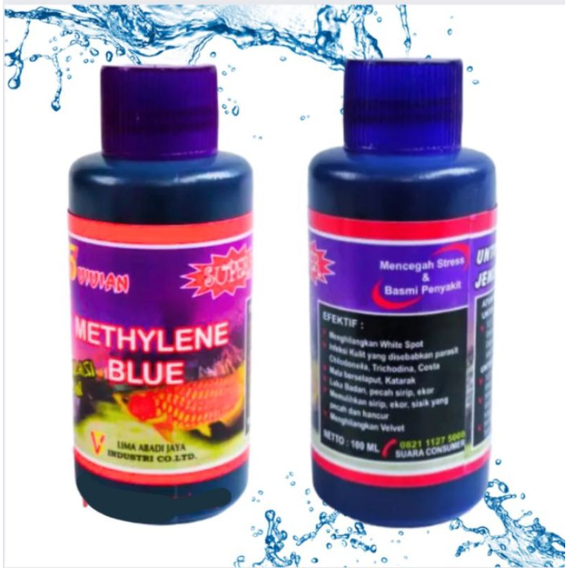 Obat ikan jamur Vivian/Kiyosaki/Takari Methylene blue 100ml