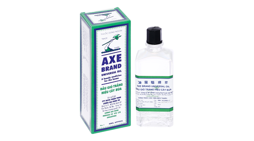 DẦU GIÓ TRẮNG HIỆU CÂY BÚA 56ML