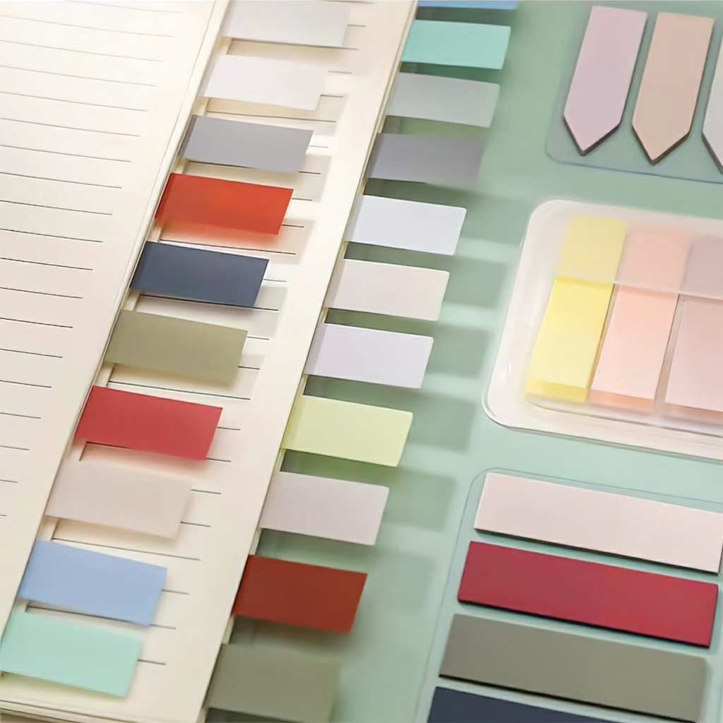 Colorful sticky notes paper