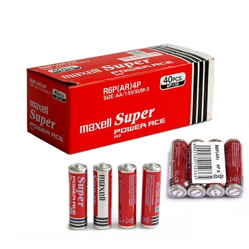 BỘ 2 viên pin MAXELL 2A (màu đỏ) (pin to)