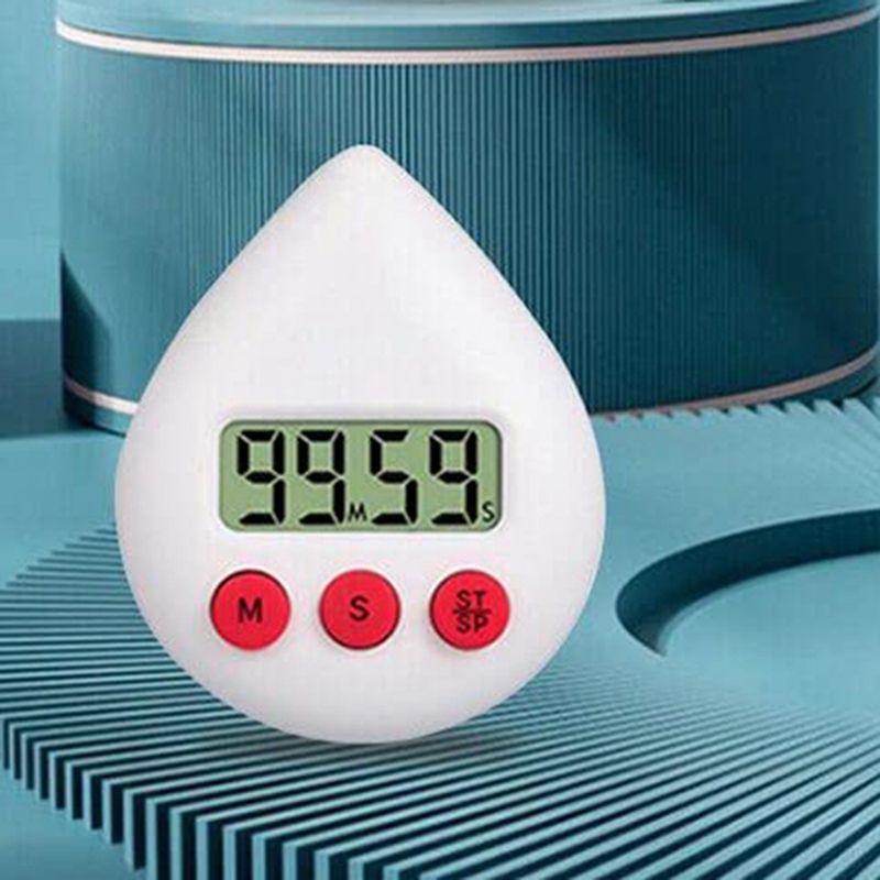 Digital Bathroom Clock Waterproof Shower Clock Timer Temperature Humidity Visual Countdown Timer Wall Clock